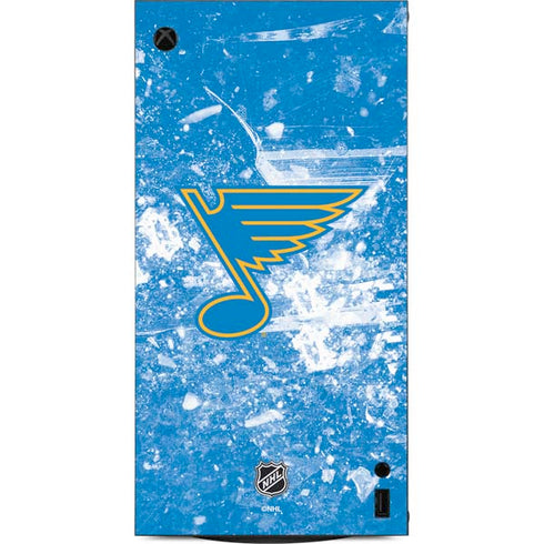 NHL St. Louis Blues Iced XBox Series X Digital Edition Console Skin